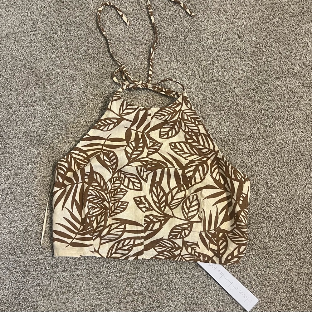 NWT house of Harlow halter top